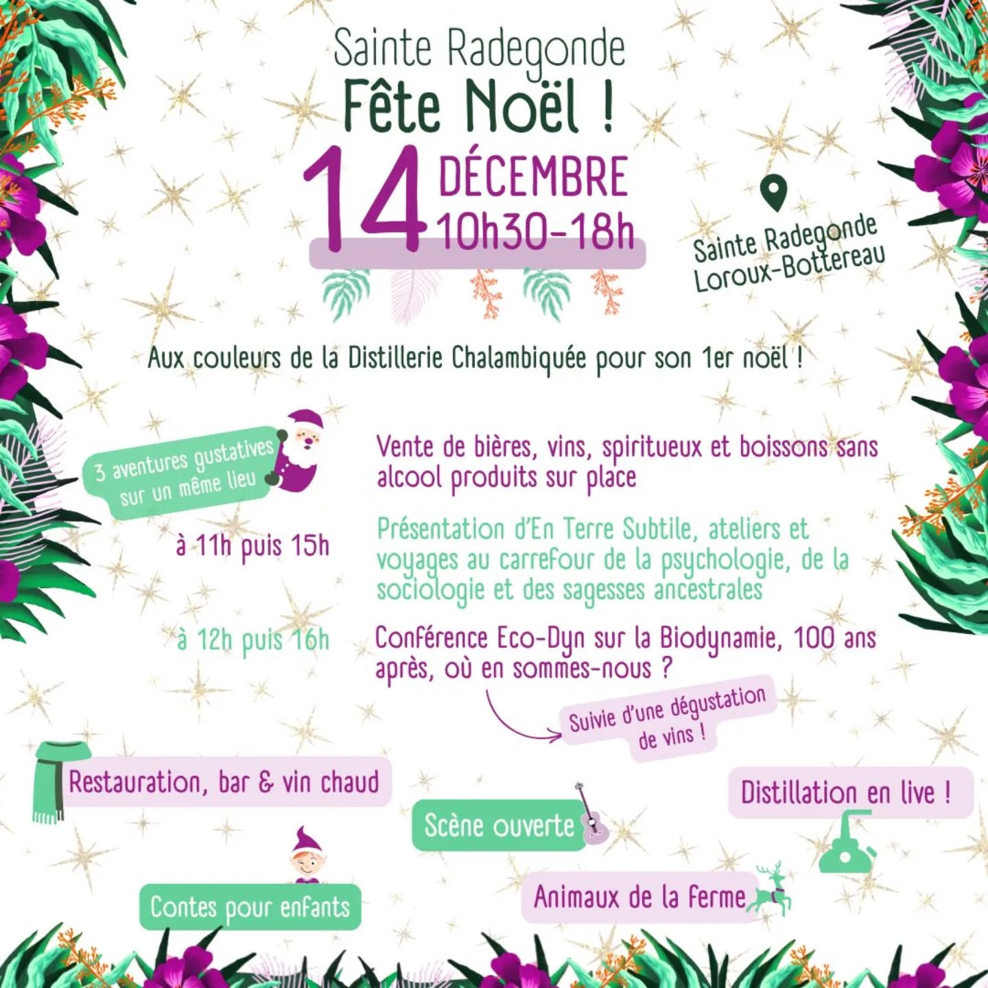 Fête de Noël – 14 décembre 10h30-18h
