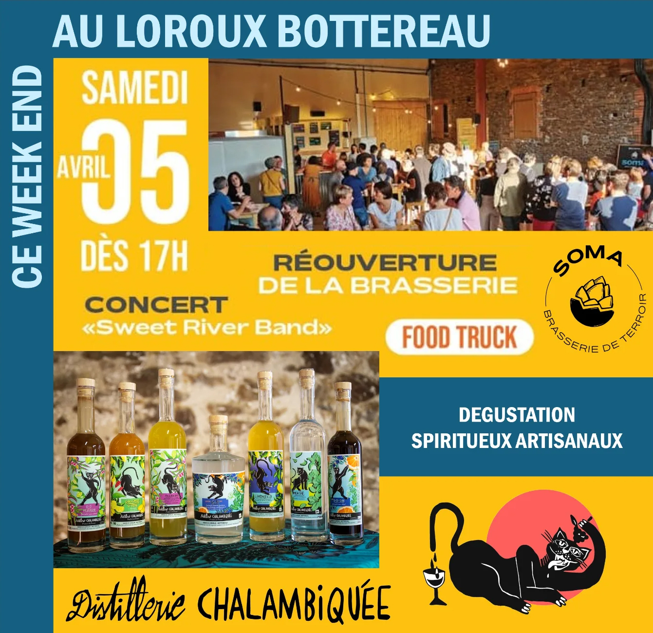 Réouverture de la Brasserie – 05 avril 17h